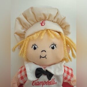 Vintage Campbell's Chef Doll with Red and White Outfit